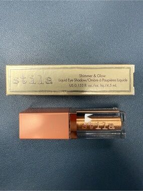 Stila Shimmer & Glow Liquid Eye Shadow — Courageous Warm Copper Gold
